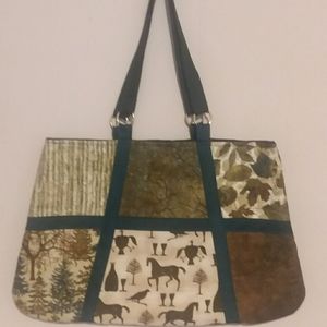 Trees Quilted Totebag